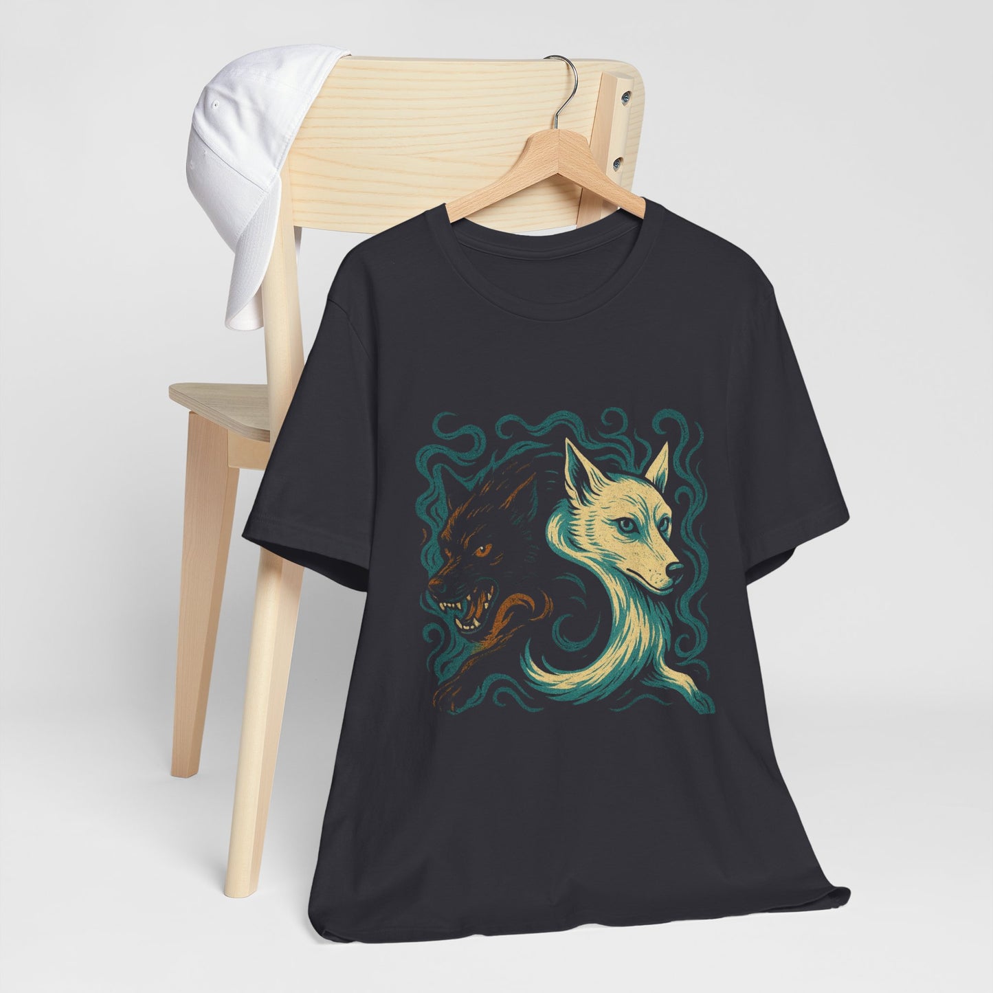 Dark & Light Cadejo Tee – Unisex Shirt Inspired by Central American Legends, Perfect for Folklore Fans & Alternative Style