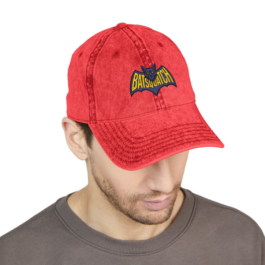 Retro Batsquatch Cap – Embroidered Vintage Vibes for Everyday Legends