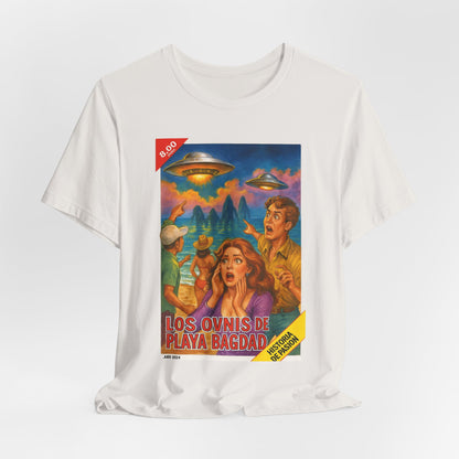 Bagdad Beach UFOs Vintage Tee – Unisex Sci-Fi Alien Casual Wear