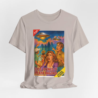 Bagdad Beach UFOs Vintage Tee – Unisex Sci-Fi Alien Casual Wear