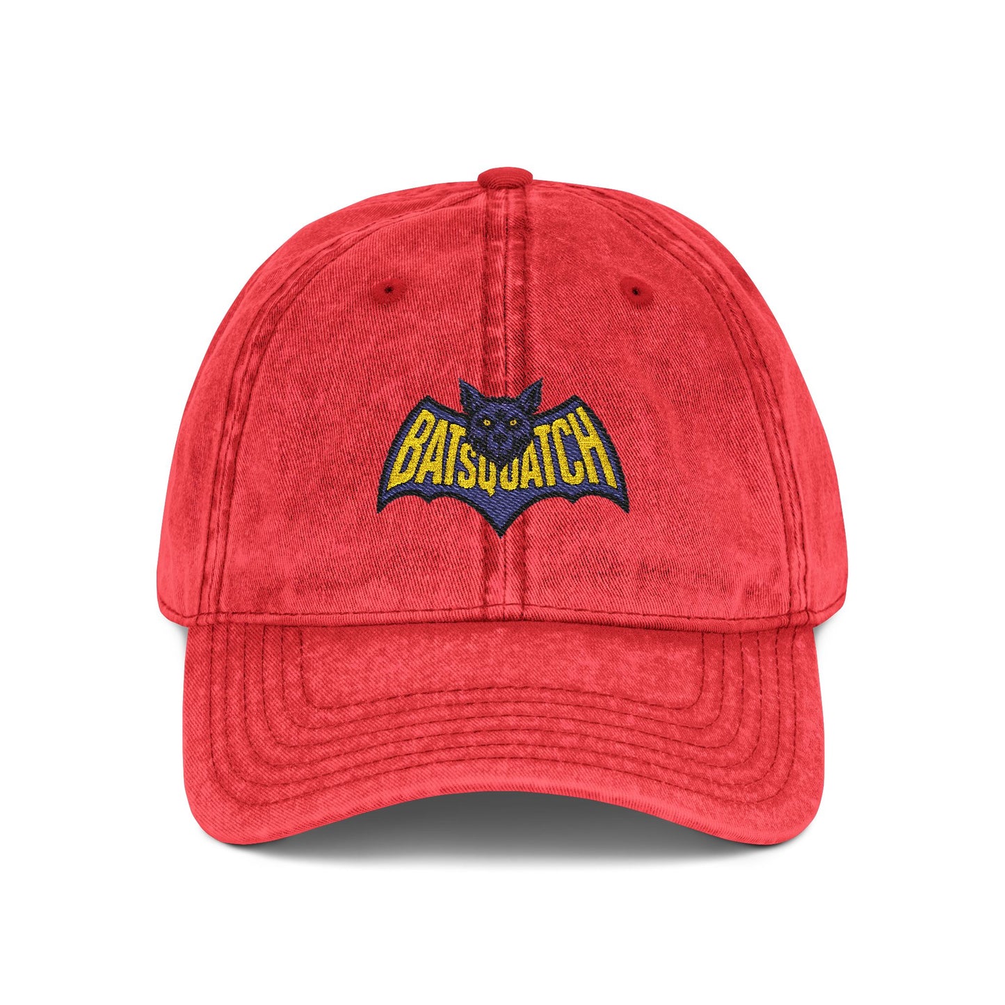 Retro Batsquatch Cap – Embroidered Vintage Vibes for Everyday Legends