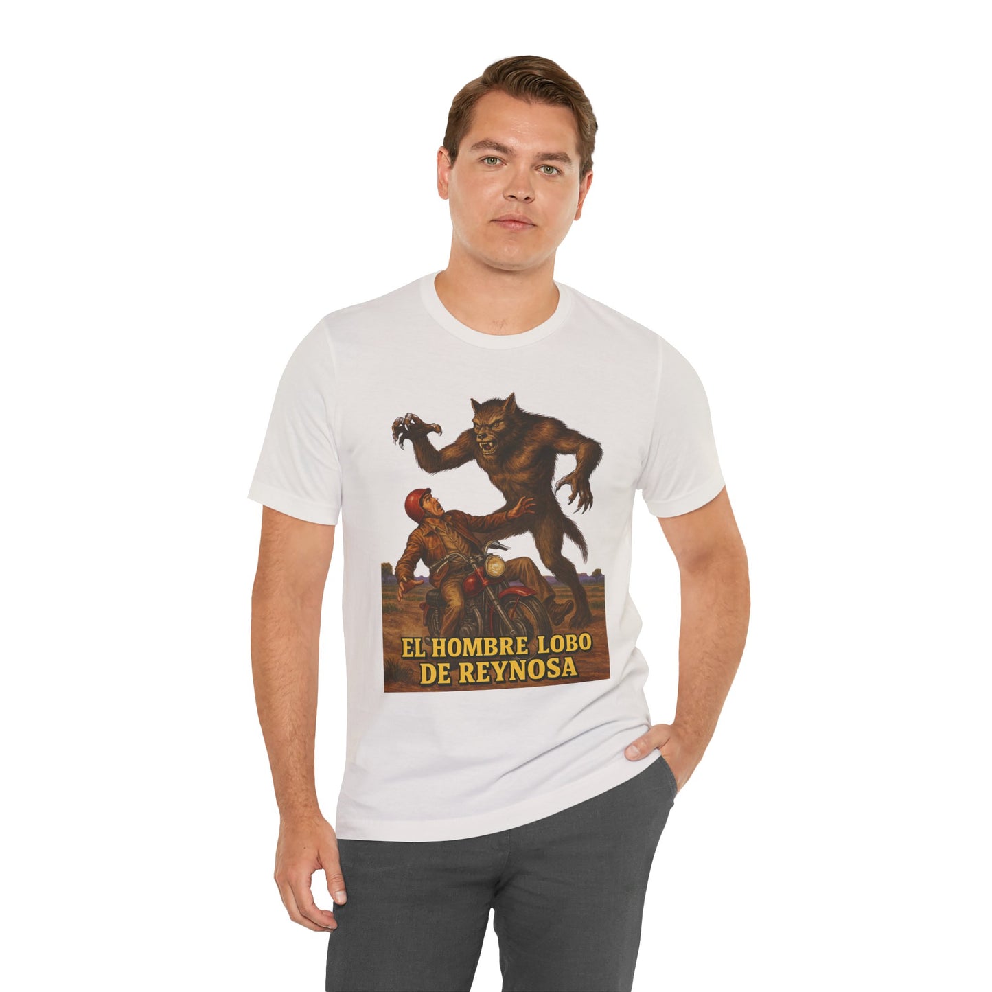 Vintage El Hombre Lobo de Reynosa T-Shirt – Classic Horror Monster Tee