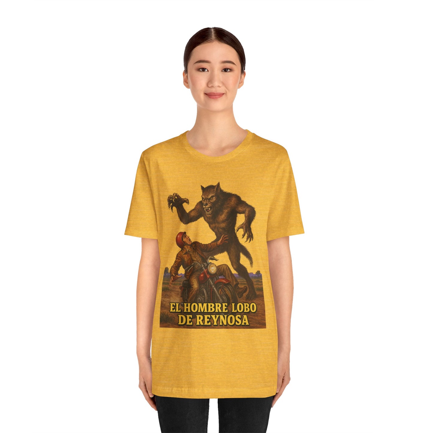 Vintage El Hombre Lobo de Reynosa T-Shirt – Classic Horror Monster Tee