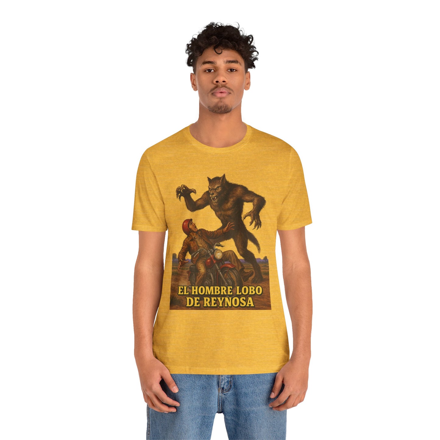 Vintage El Hombre Lobo de Reynosa T-Shirt – Classic Horror Monster Tee