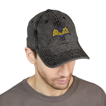 Retro Batsquatch Cap – Embroidered Vintage Vibes for Everyday Legends
